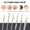 6-Piece Acne Shots and Blackhead Removal Tools - Multifunctional Pore Cleansing Tools for Facial Skin Beauty Care 5