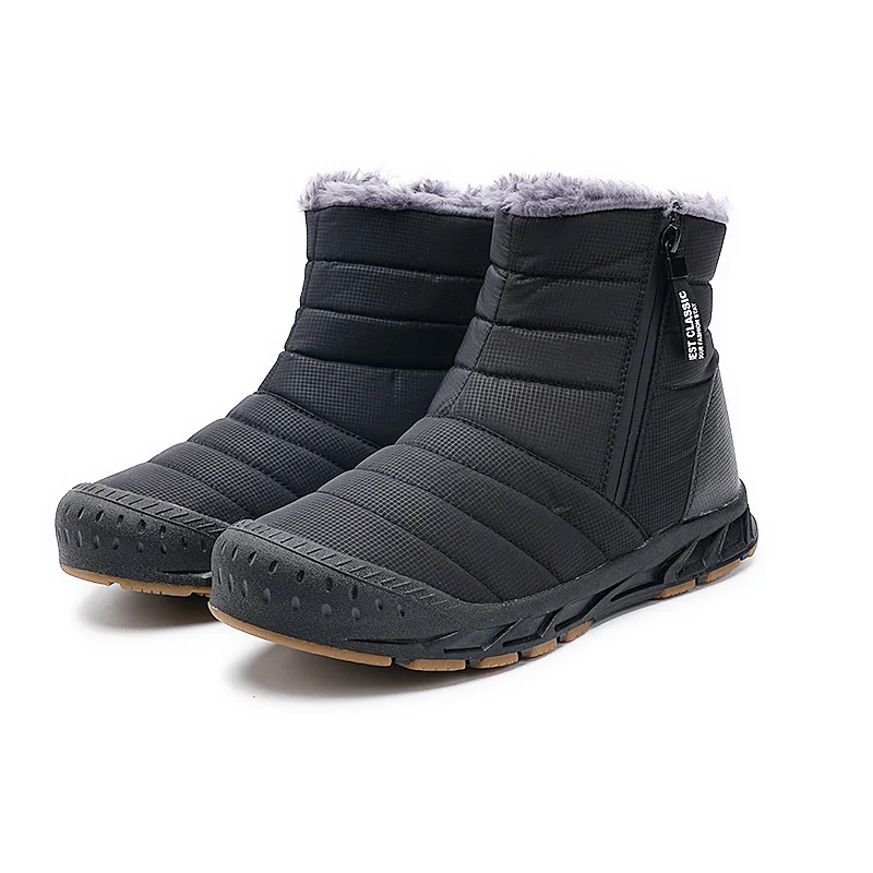 

YRZL Winter Snow Boots for Men Plush Surper Warm Outdoor Comfortable Man Fashion Booties Casual Couple High Quality Cotton Shoes