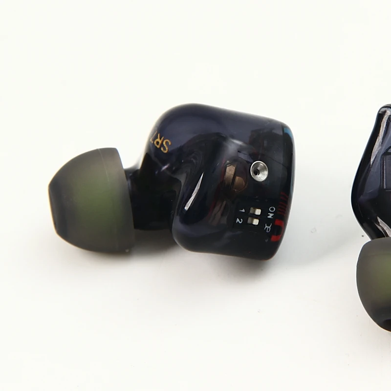 Sound Rhyme SR7 HIFI In-Ear Earphones 1DD+6BA Hybrid Music Stereo Bass 4-Level Tuning Switches Professionally IEMs Headphone 3