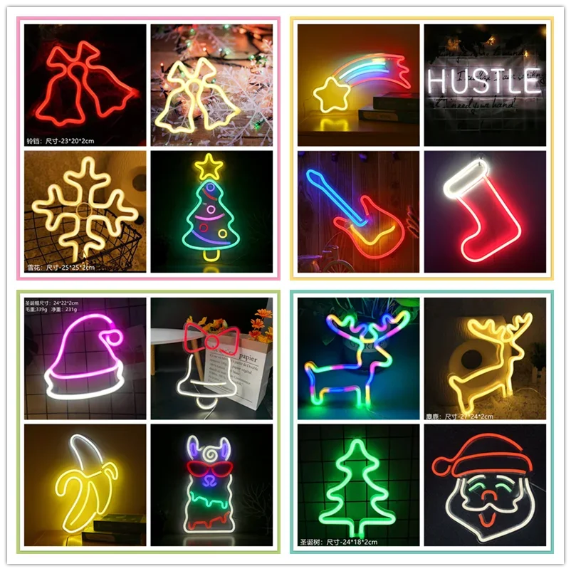 

Decorative LED Christmas tree Neon Sign Light Wall Decor Art Neon Sign Home Decoration Bedroom Christmas Valentine 's Day Party