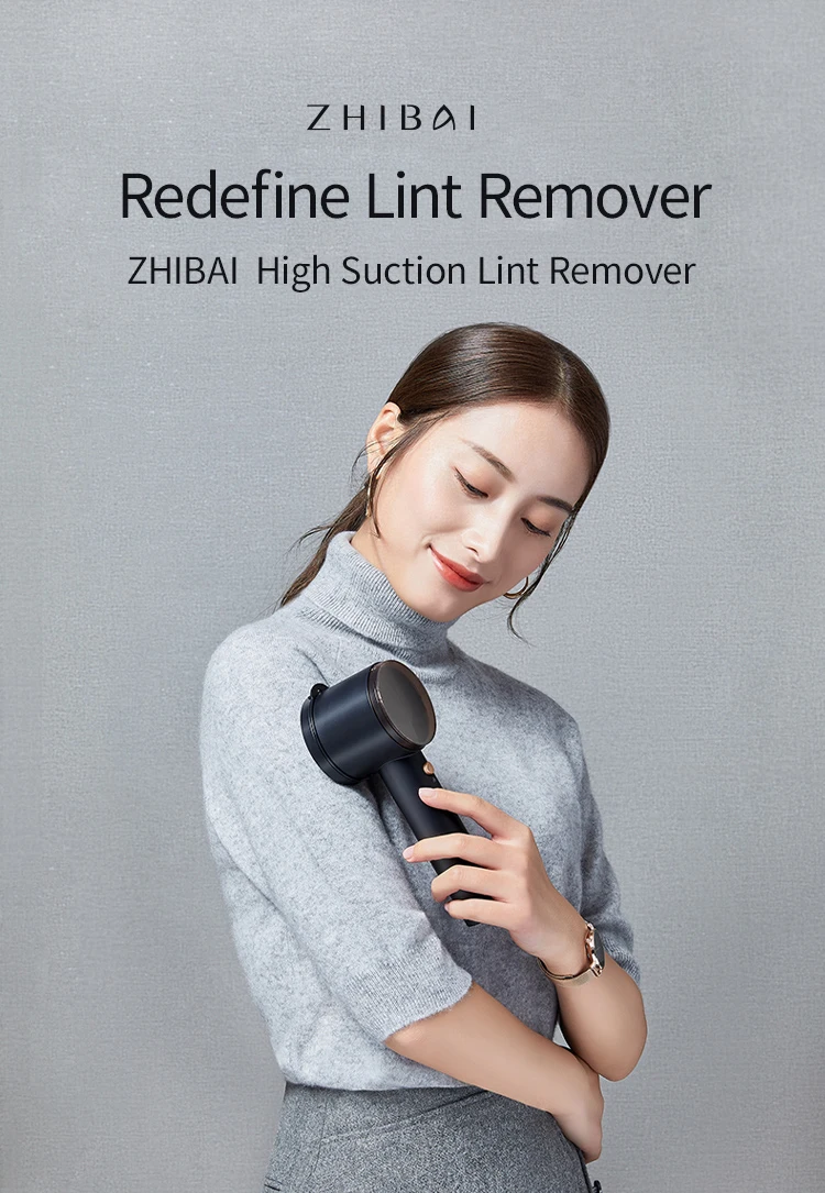 ZHIBAI Electric Lint Remover for Clothing Universal USB Clothes Fuzz Pellet 5-Speed Adjustment Charge Fabric Shaver Removes