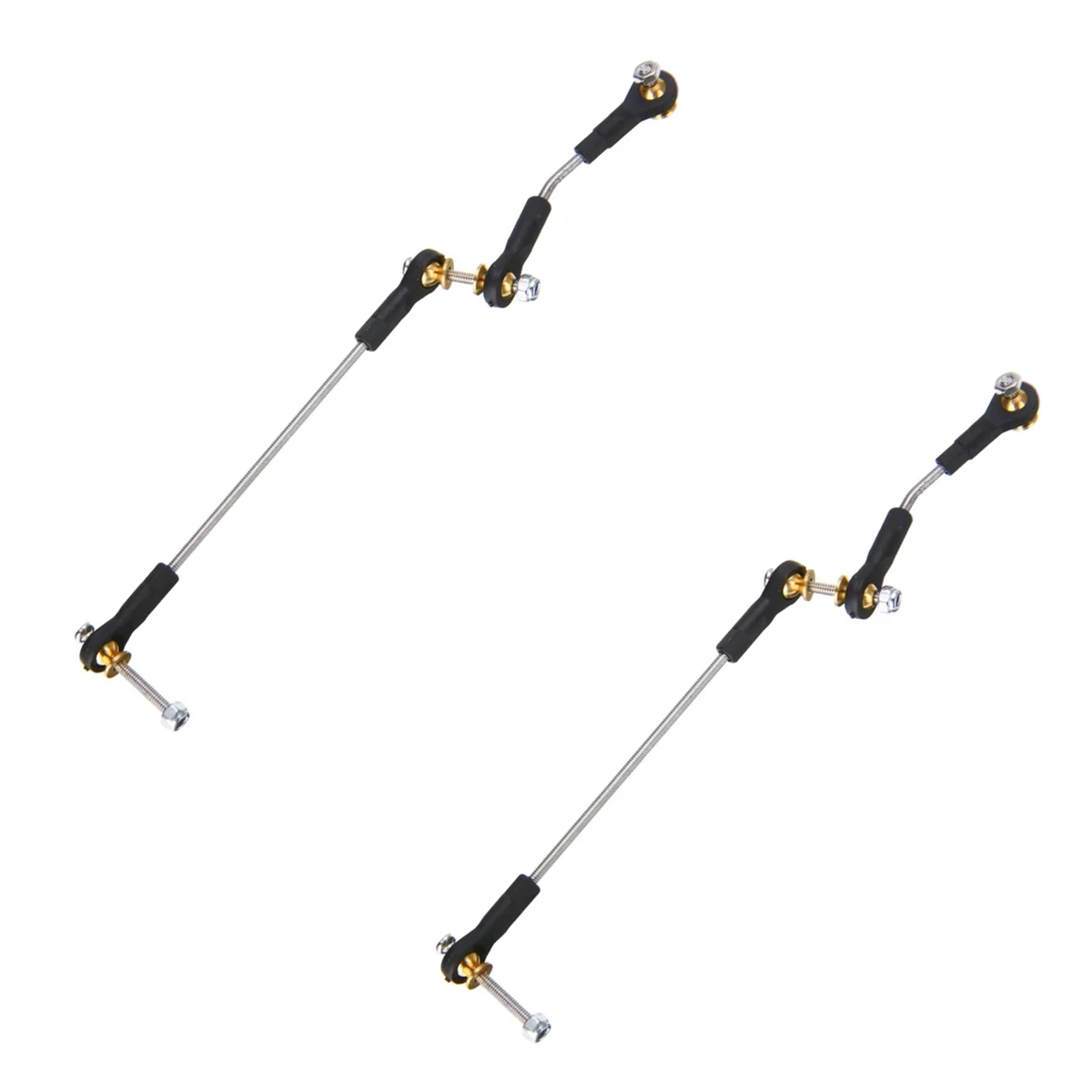 BAAU 5 Set Steering Pull Rod Servo Rod Upgrade Parts for B14 B24 B16 B36 C14 C24 C44 1/16 RC Car Accessories