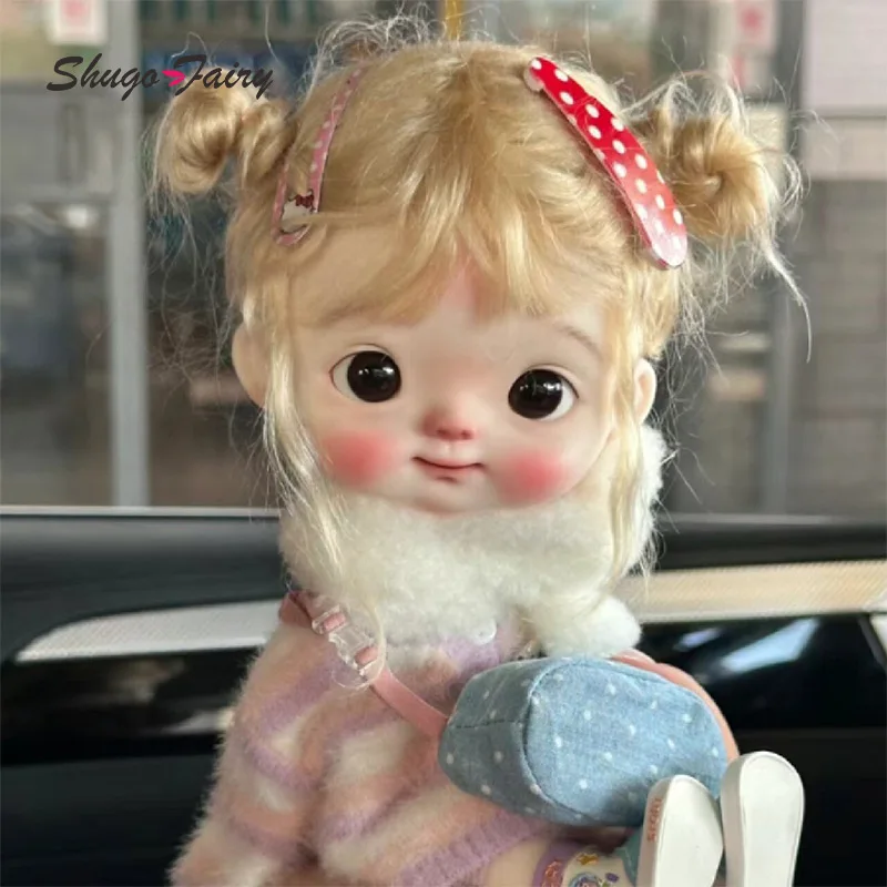 DaMeng Bjd Doll 1/6 Xiaofeiyang Blythe Reborn QbabyBig Head Smile Resin Ball Jointed Art Toy Dolls Girls Shugafairy
