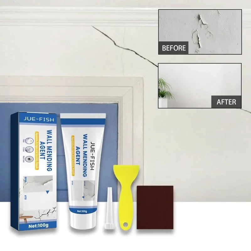 100g Wall Repair Paste, Wall Maintenance and Renovation, Covering Mildew Stains, Household Crack Repair Paste