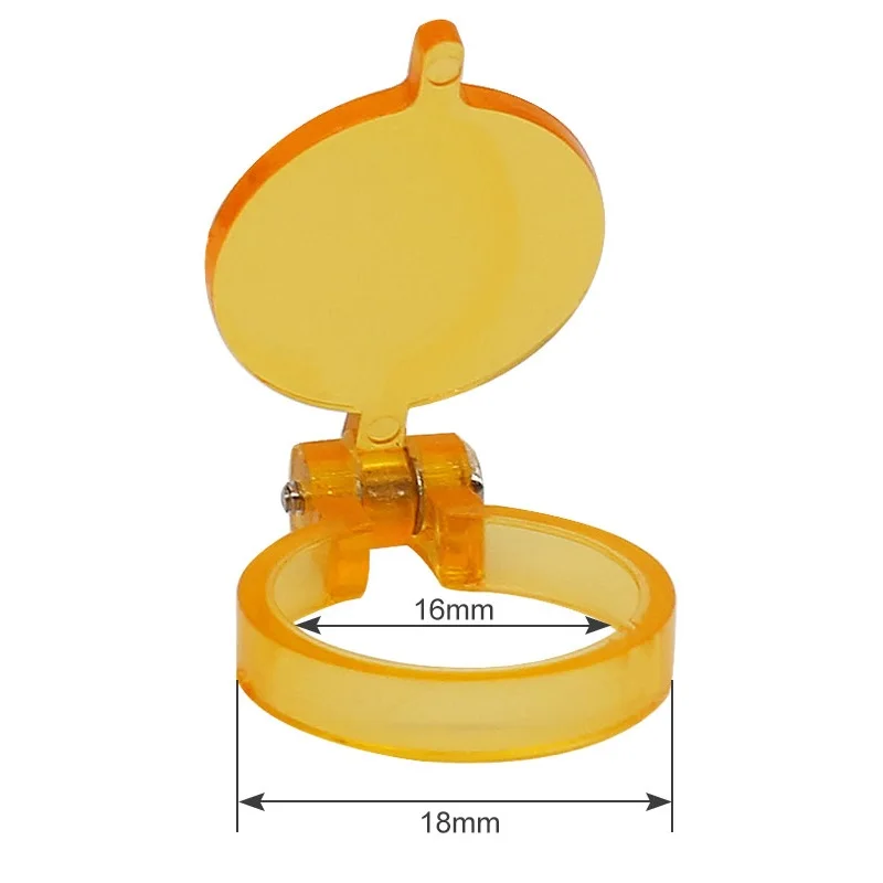 Filtro amarelo para farol LED, Lupas dentárias, Iluminação laboratorial útil, Binocular óptico, Lupa Acessórios