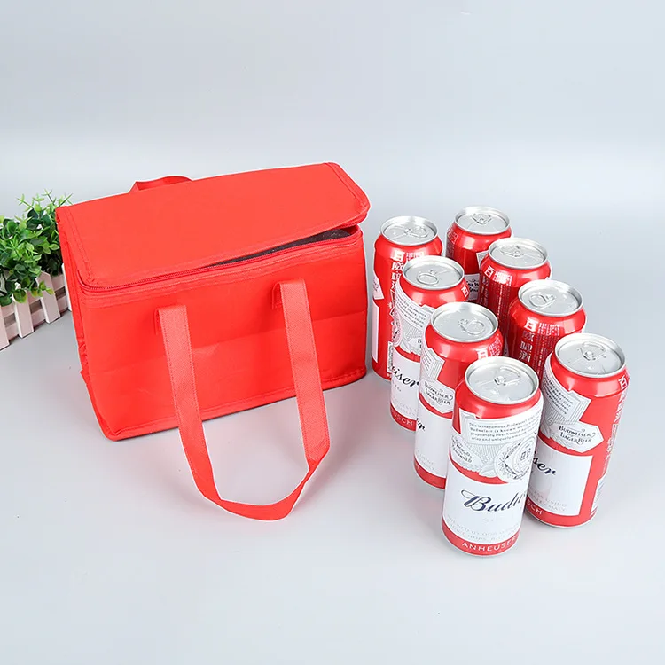Portable Insulated Lunch Cooler Bag – Foldable Thermal Tote for Food, Drinks, Beer, Ice... - SKU ICB16782 - UGI Packaging