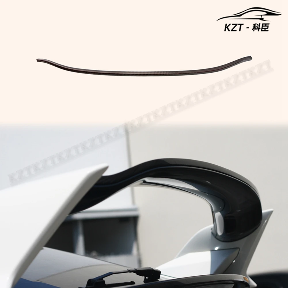 

For Honda Fk8 Civic Type-R Es Style Gurney Flap (For Oe Wing Blade) Carbon Fiber (Red Color)