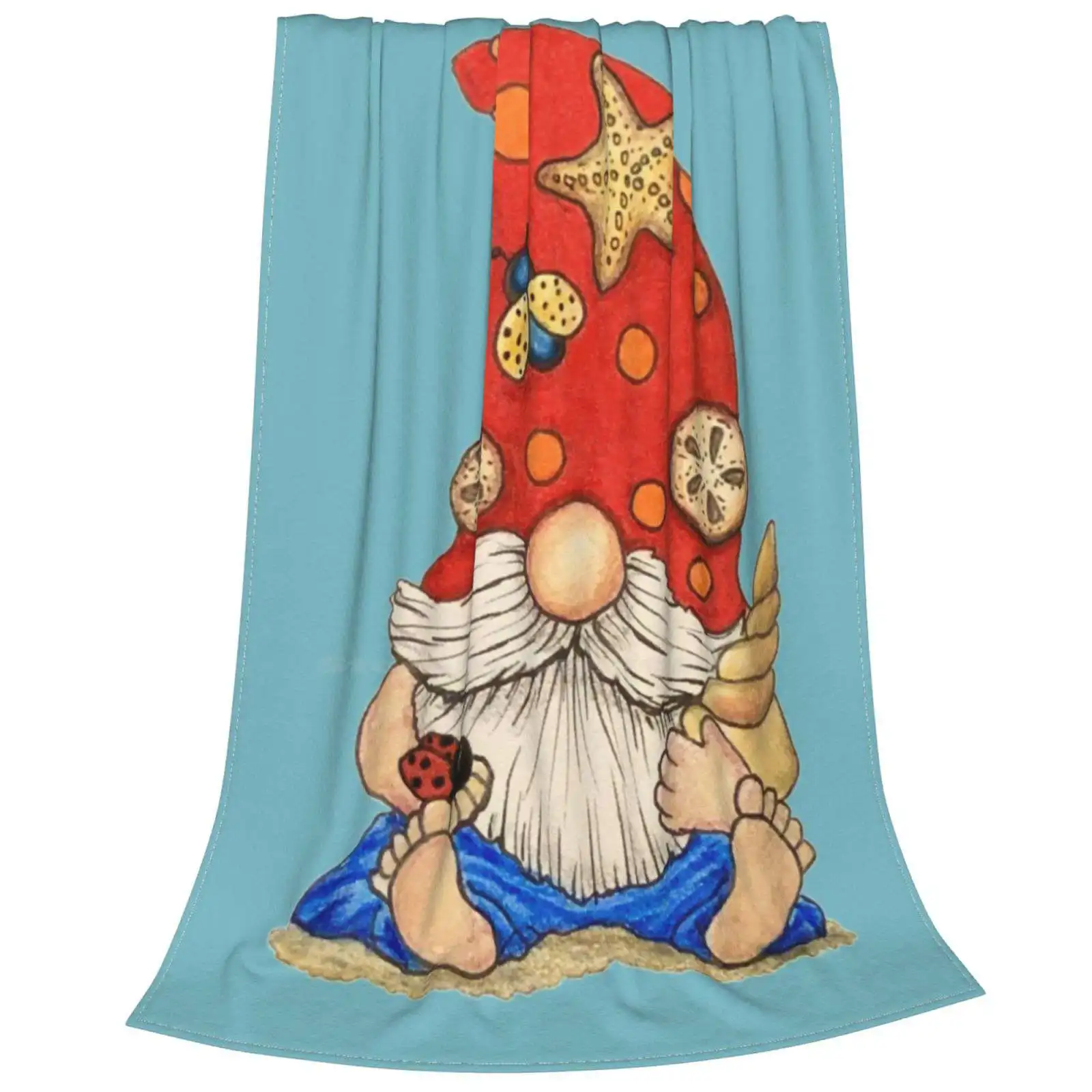 The Beach Gnome ��� ũ���� �ε巯�� Ŀ�� ���, Ȩ ���� ħ��, �غ� Gnome Tomte Nisse, ����