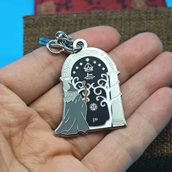 Exquisite Enamel Movie Series Keychain - Unique Accessory and Thoughtful Birthday Gift (GRAY)