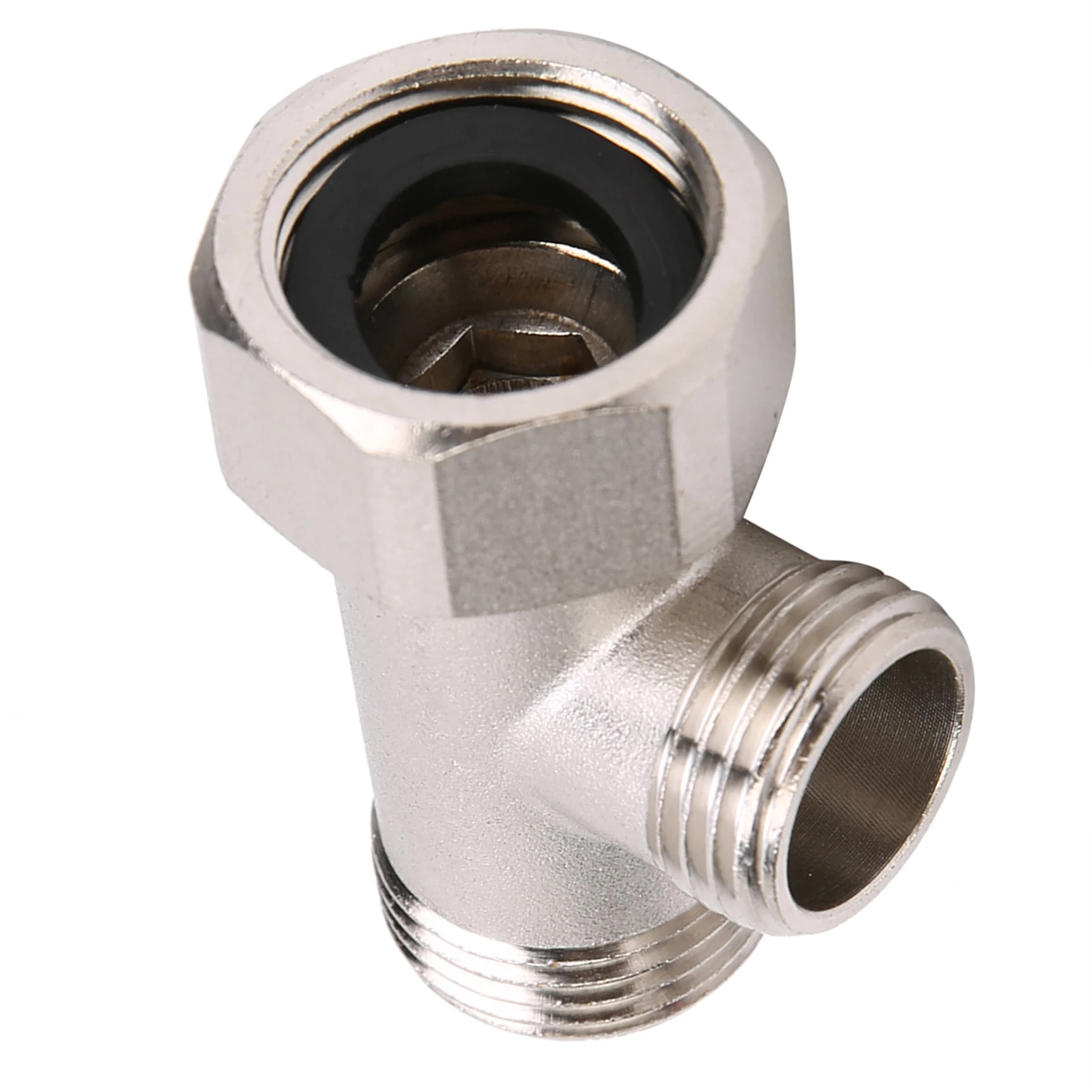 Toilet Diverter Valve Copper T Adapter 7/8 T-Valve 3 Ways Connecting Valve For Home Bath Accessories Bathroom