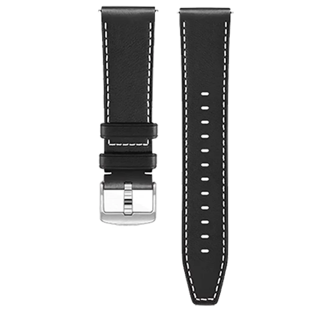 Genuine Leather Watch Strap, 20mm/22mm - Premium Sports Band Replacement