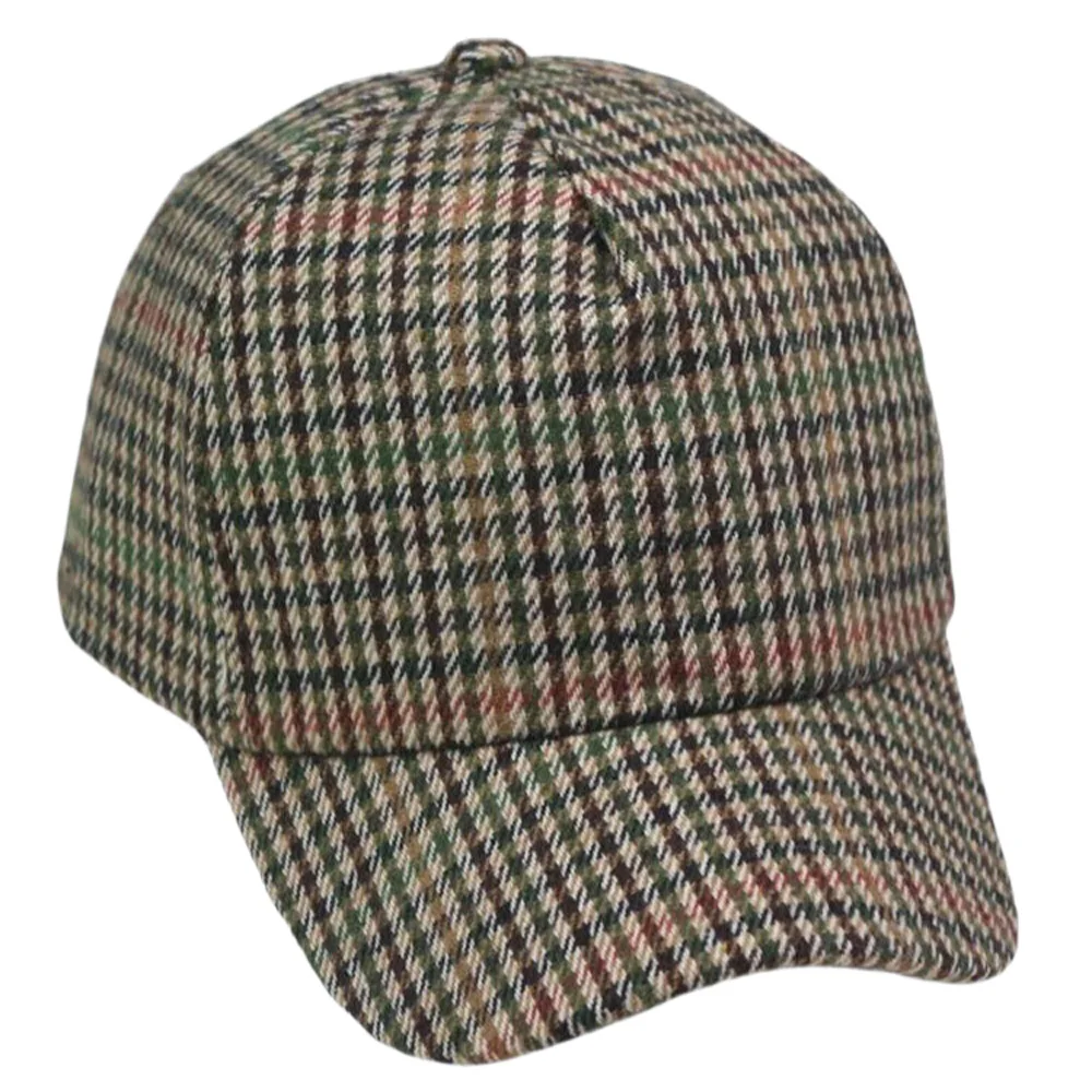 Mens Caps Hats Tweed Old School Hats Men Tweed Baseball Cap Tweed Baseball Hat Baseball