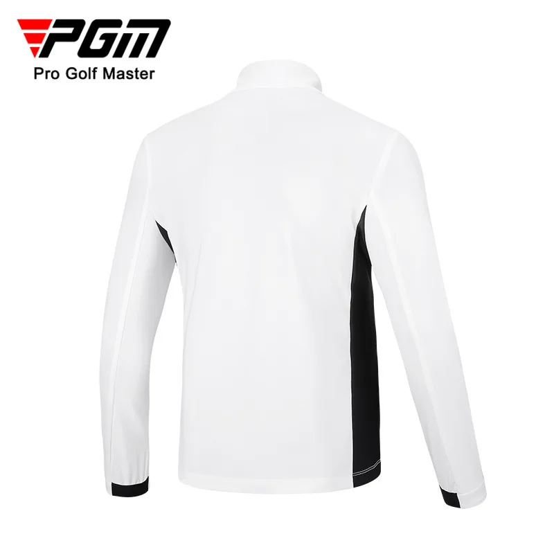 PGM Golf Men's Long Sleeve Jacket Leisure sports Golf Wear for Men Autumn Winter Warm Light Heat Inner Coat YF524