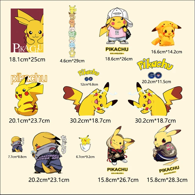 Vinil Pokémon Pikachu - Autocolantes infantis