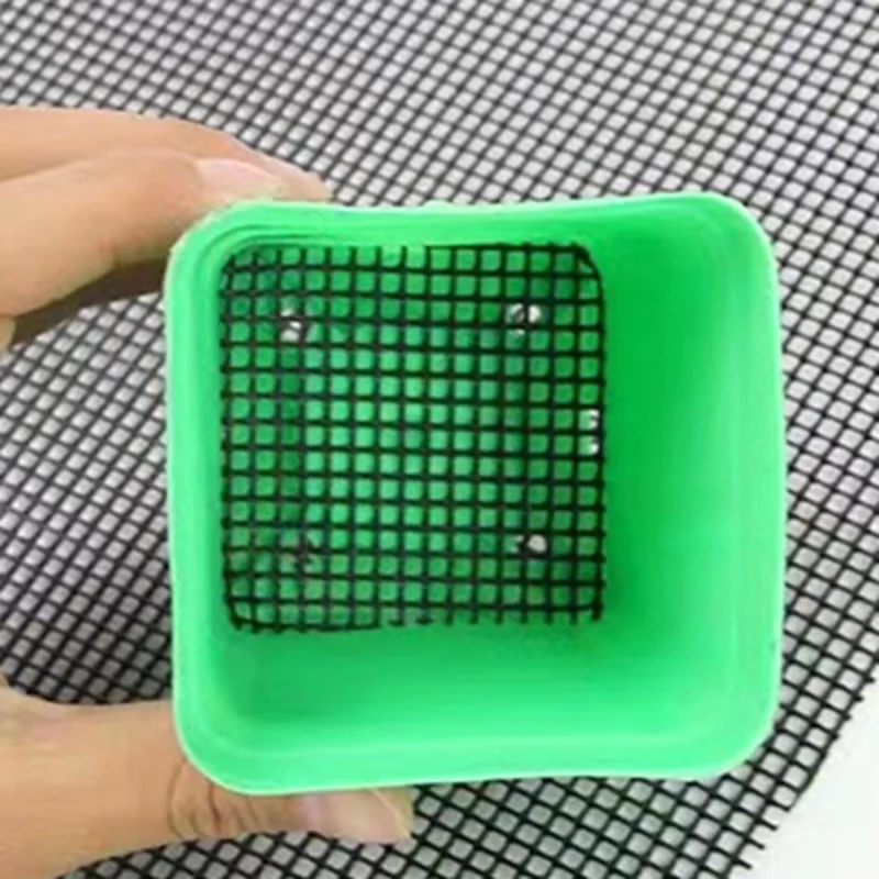 5pcs 20x30cm Flower Pot Hole Mesh Pad Bonsai Pot Bottom Grid Mat Bottom Mat Prevent Soil Loss Breathable Drainage Bottom Mat