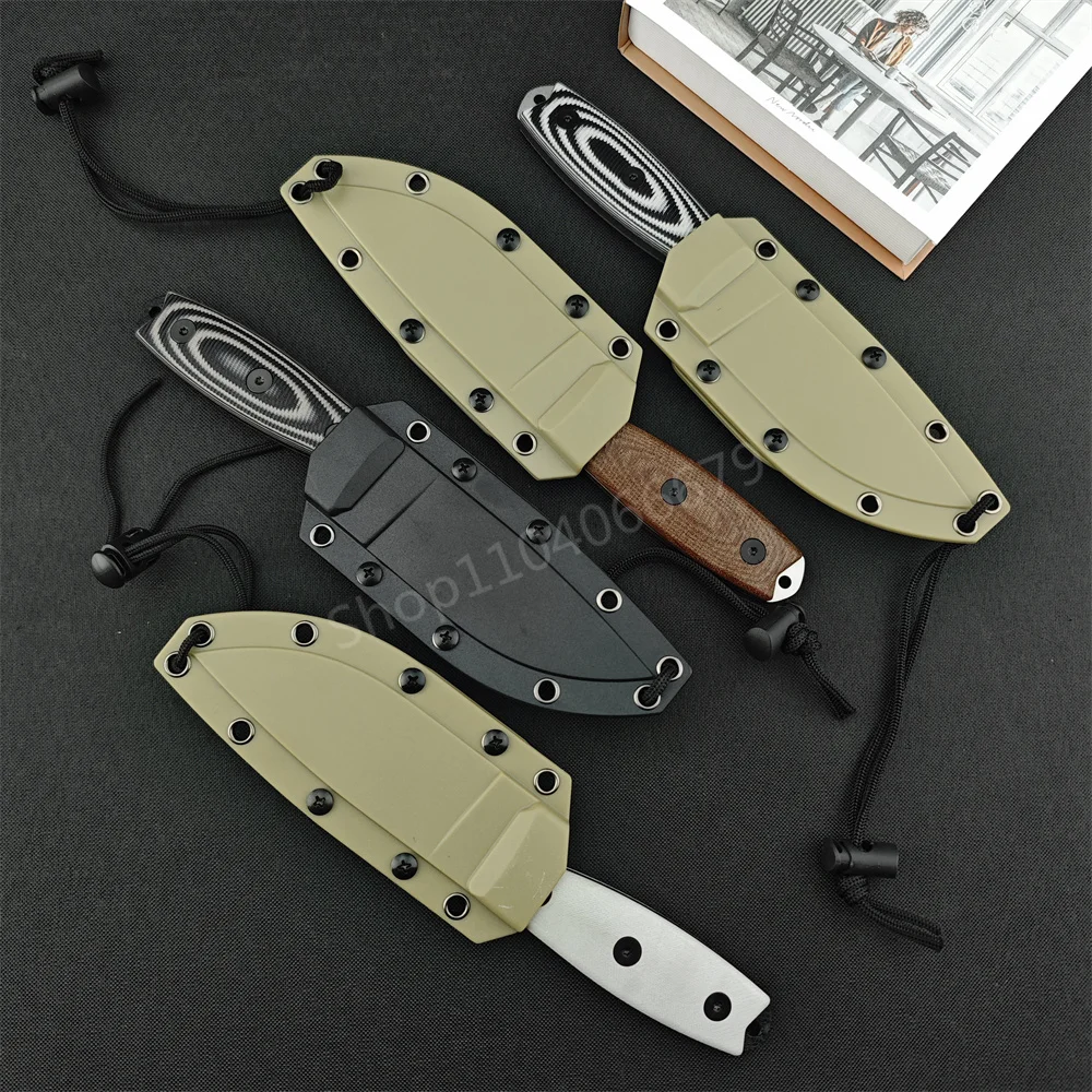 NEW ESEE -3 / 4 Fixed Blade Knife 9Cr18Mov Blade G10 + Hemp Handle Outdoor EDC Survival Camping Hiking Hunting Tools Gift 5