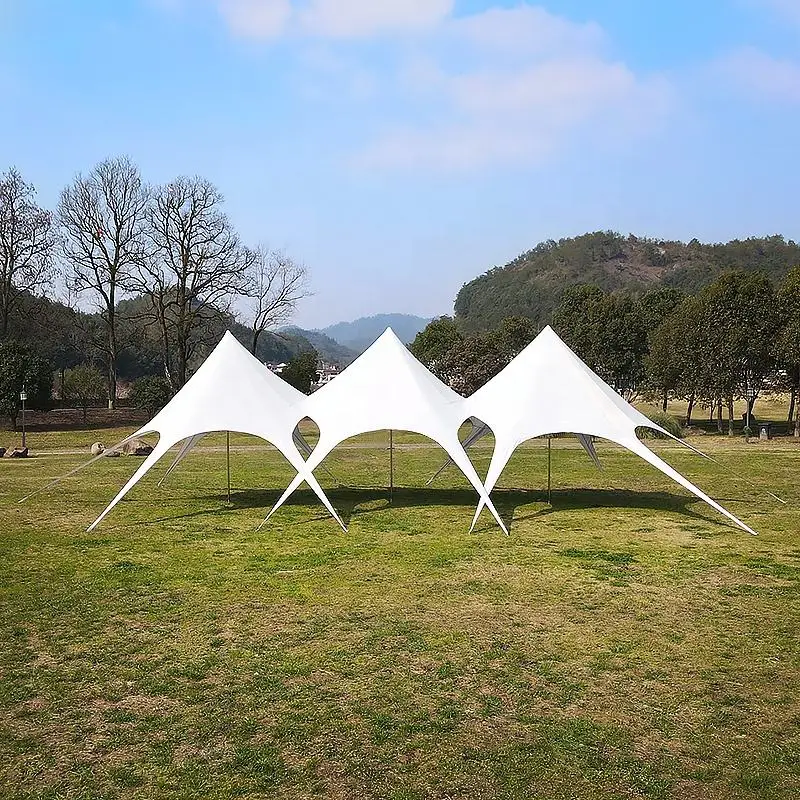 10*15m Single Top Star Shape Tent PVC Aluminum Tent Outdoor Party Event Wedding Sun Shade Leisure Trade Show Marquee Tent