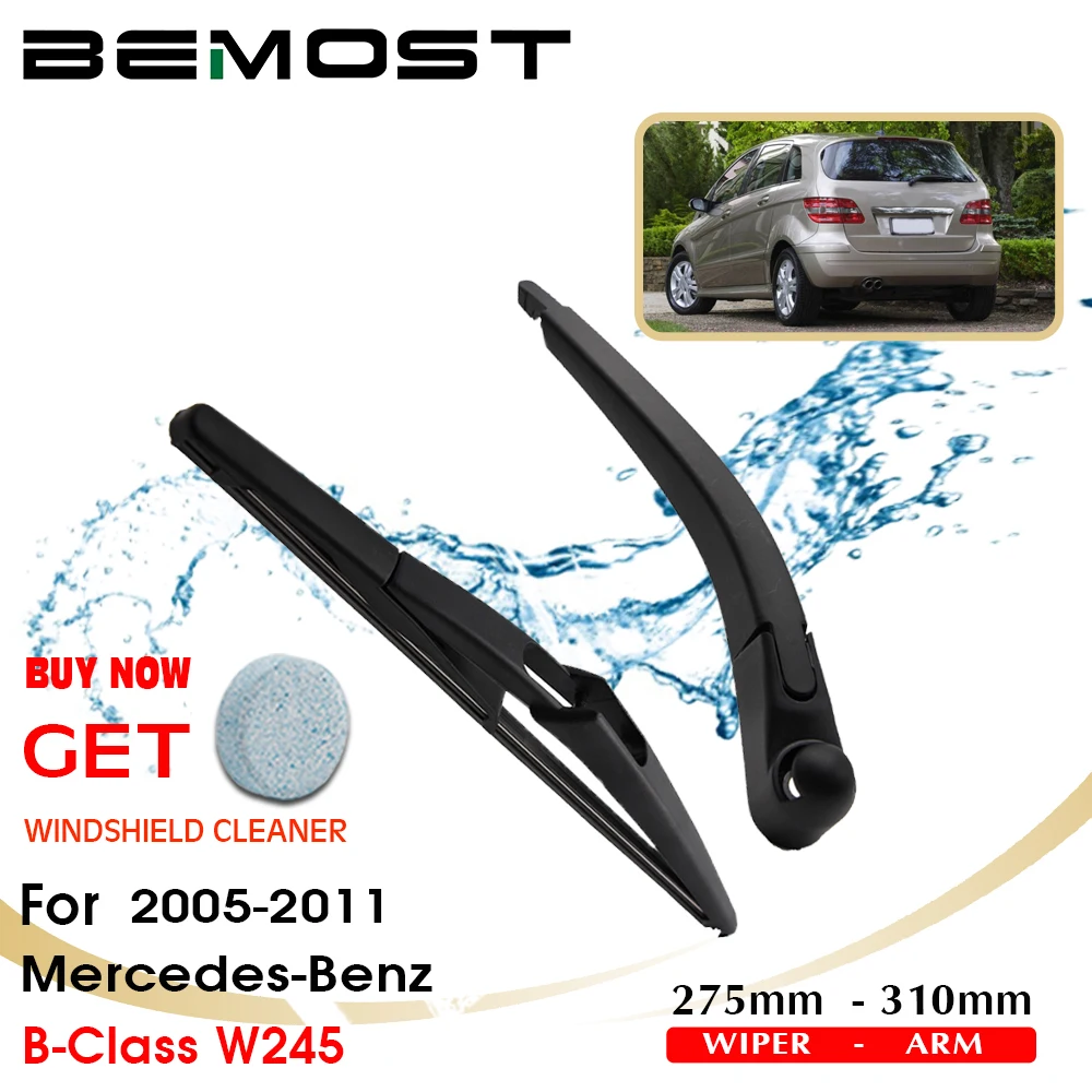Bemost Car Rear Windshield Wiper Arm Blade Brushes For Mercedes-Benz B-Class(W245) 275Mm Windscreen Auto Styling 2005-2011