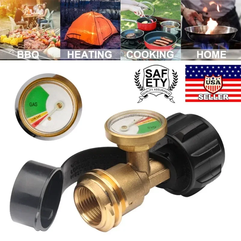 Gas Cartridge Head Conversion Adapter Nozzle Bottle Copper Gas Adapter Propane Tank Shifter Refill Flat Tank Conversion