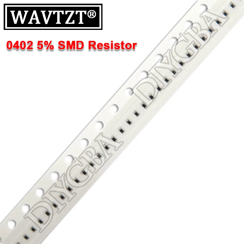

100 шт. 0402 SMD резистор 1/16 Вт 5% 0 1 10 100 150 220 330 Ом 1K 2,2 K 10K 100K 0R 1R 10R 100R 150R 220R 330R 1M 4,7 K 0R ~ 10M