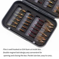 48pcs Fly Set Box Copper Bead Head 5