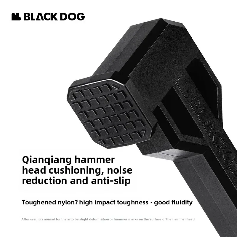 Naturehike BLACKDOG Outdoor Tent Ground Nail Hammer Outdoor Camping Plastic Ground Nail Awning Hammer Gadget Portable tent pegs camping tent accessories