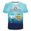 Kidss Fashion 3D The Octonauts Printed Short-Sleeved Tops For Boys Girls Summer Short-Sleeved High-Quality Children's Clothes 3