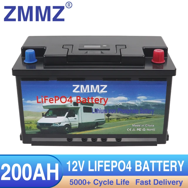 12v 100ah 200ah lifepo4 Batterie eingebaute bms Lithium-Eisen