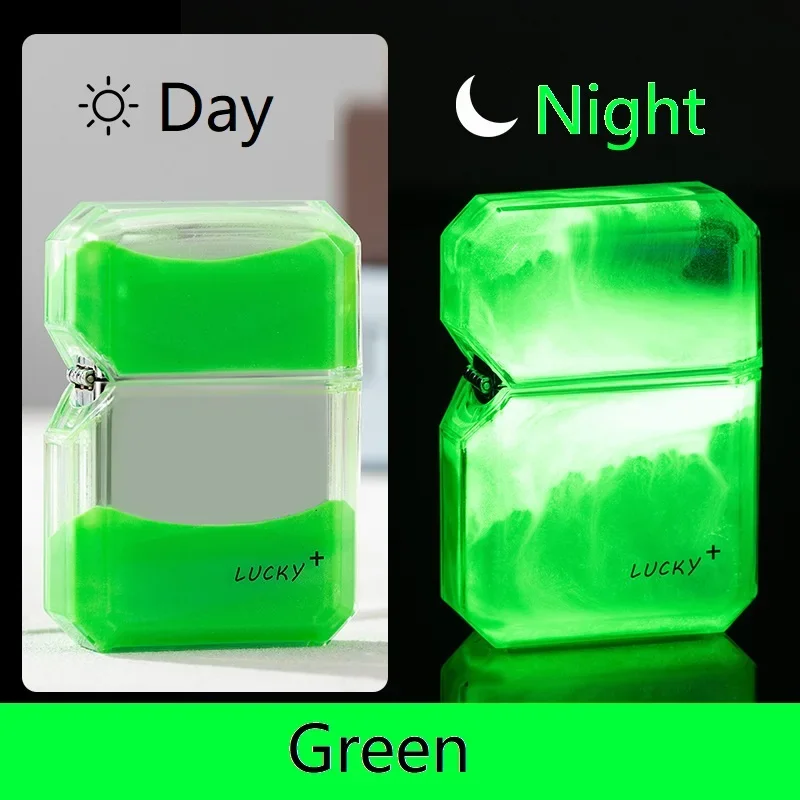 Glow quicksand kerosene windproof lighters popular gifts personality kerosene lighter,cigarette lighter