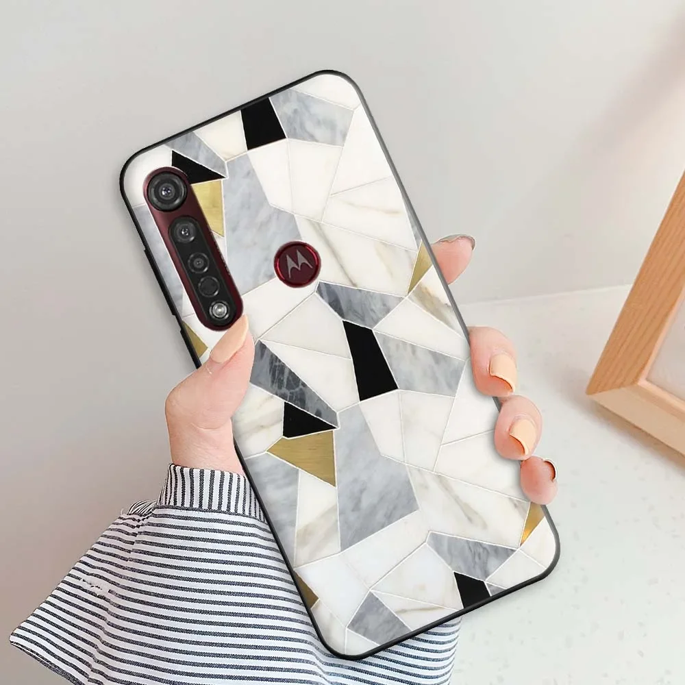 Sleek Matte Silicone Protective Case - Fashion TPU Back Cover for Motorola Moto G8 Plus, G8 Play & G8 Power