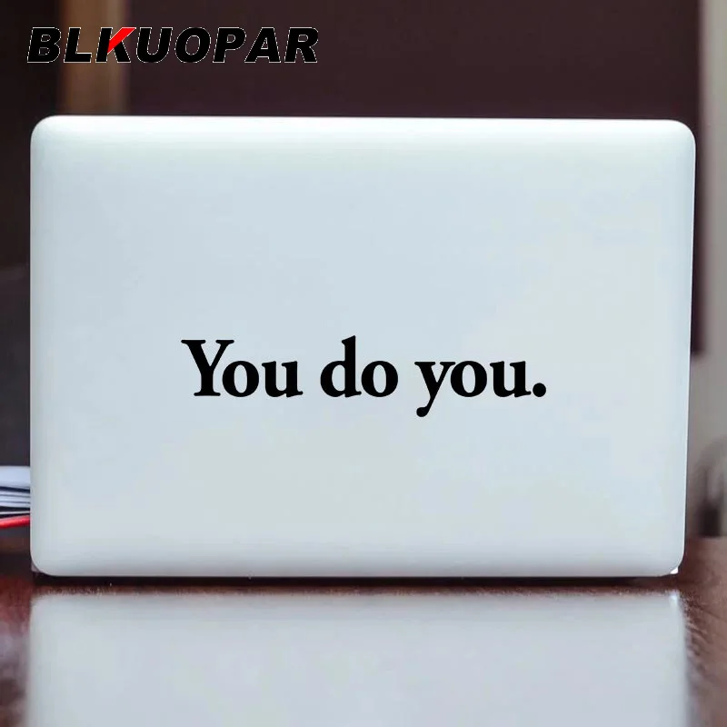 

BLKUOPAR You Do You Inspirational Writing Text Car Stickers Scratch-Proof Fashion Decal Fuel Tank Cap RV VAN Car Accessories
