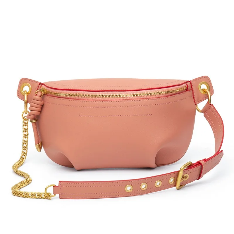 

Летняя мини-сумка через плечо из натуральной кожи, модная сумка на плечо, ручной женский кошелек, поясная сумка