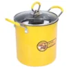 3L Mini Deep Fryer Pot Stainless Steel Japanese Frying Pot with Oil Filter Rack Lid for Home Kitchen 5