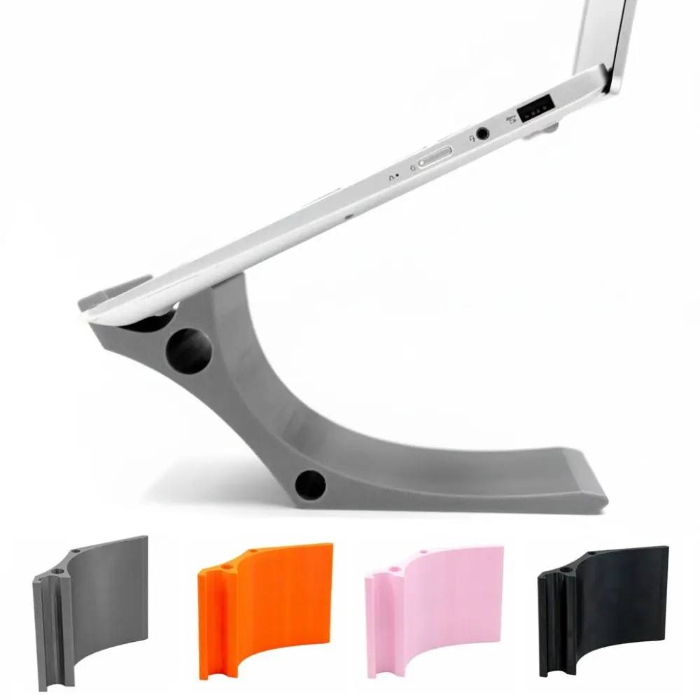 고품질 휴대용 노트북 거치대, 각도 조절 가능한 노트북 라이저, 인체공학적 3D 프린팅 태블릿 홀더 액세서리