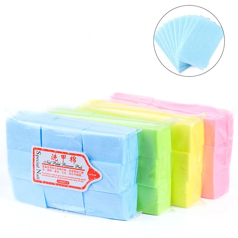 Nail Tools Bath Manicure Gel Nail Polish Remover Lint-Free Wipes Cotton Napkins for Nails nail polish remover nail gel remover nail polish remover wipes nail cotton pads disposable nail pads