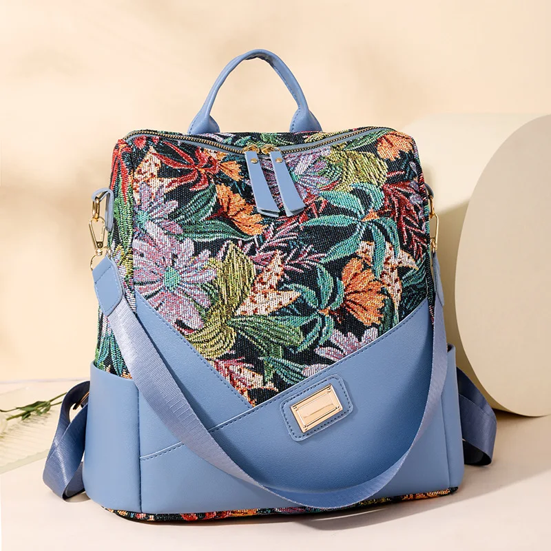 

XJ New niche design trend fashion women's backpack with large capacity printed travel backpack fashion backpack рюкзак женский