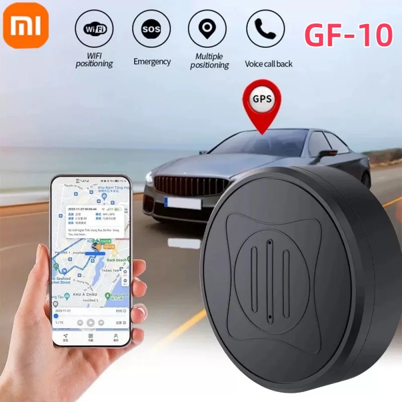 Xiaomi GPS Tracker Strong Magnetic Car Anti-Lost Device Pet Kids Bag racking Smart Finder Locator Accessories For IOS Android anti lose tracker smart bluetooth locator