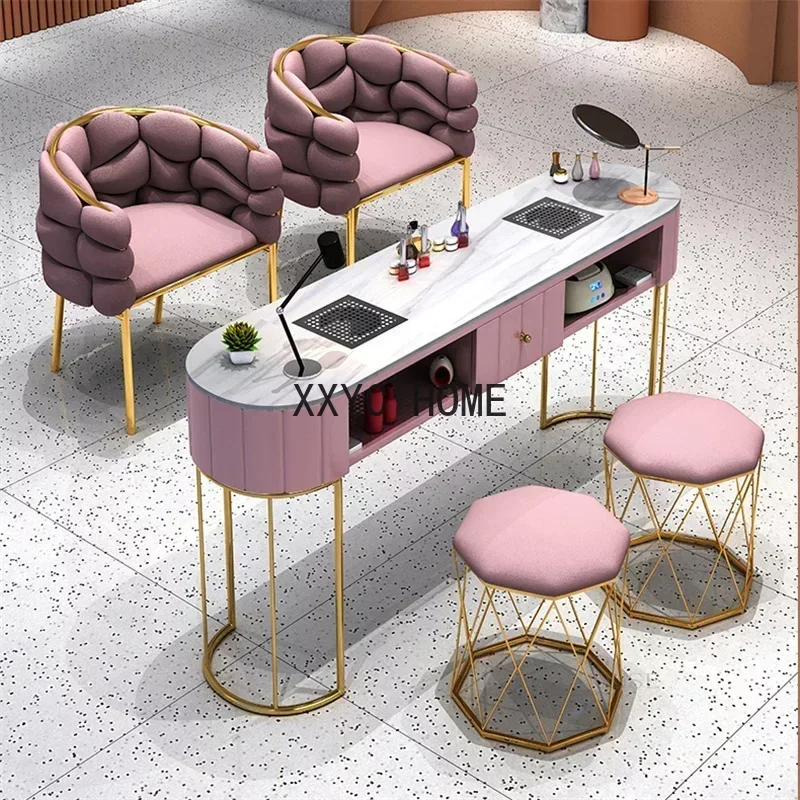 

Japanese Style Meubles De Maison Luxury Nail Tables Nail Shop Professional Manicure Table And Chair Set Furniture