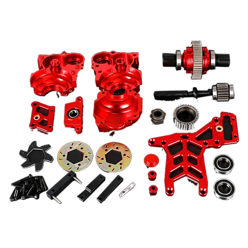 

CNC Differential Gear Box Complete With Brake Disc/Pad Kit For 1/5 HPI Rofun Rovan KM BAJA 5B 5T 5SC Rc Car Parts