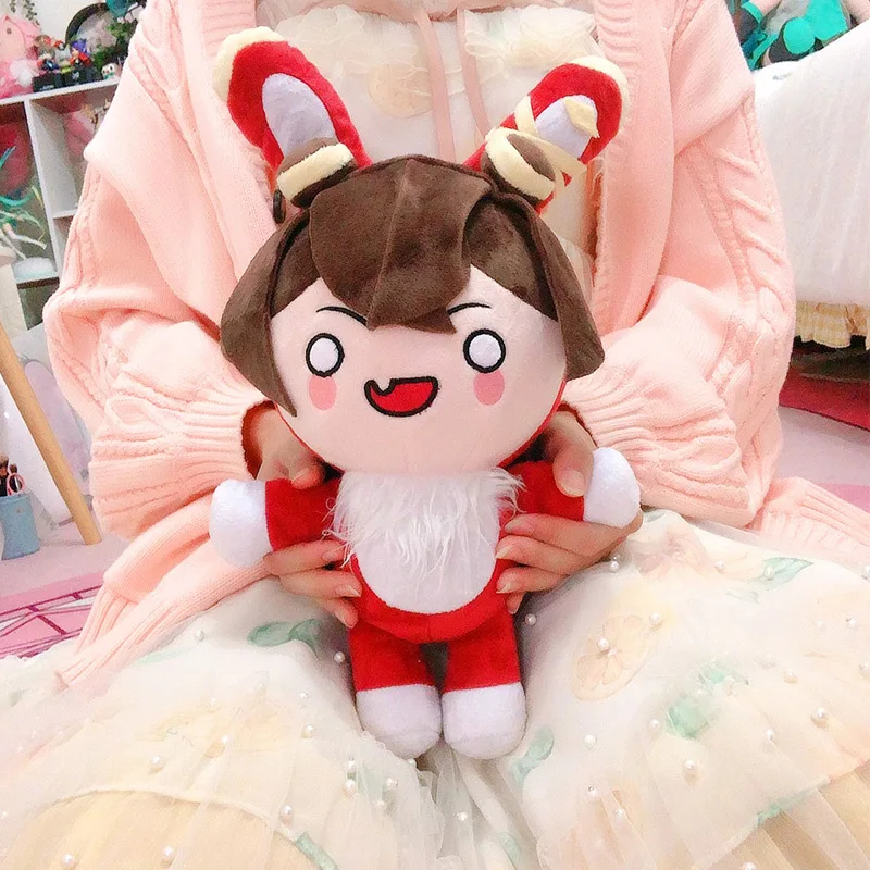 

Anime Plush Pillow Game Genshin Impact Cosplay Props Project Amber's Pet Earl Rabbit Cartoon Cute Dolls Kids Toys Stuffed Gifts