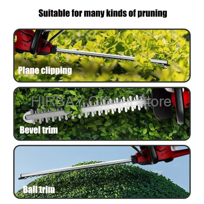 Brushless Hedge Trimmer Cordless Hedge Trimmer Dual Action Pruning Saw Cutter Rotating Handle Garden Tool for Makita 18V Battery 3