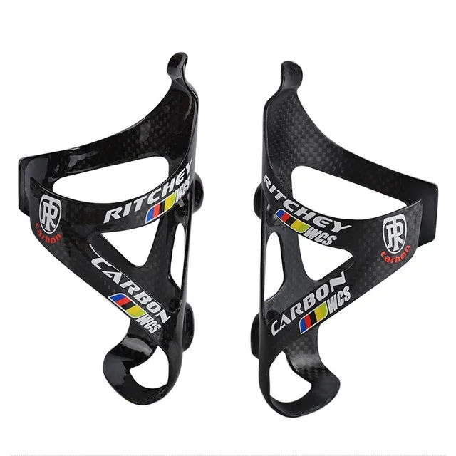 YKYN 3K Full Carbon Fiber Bicycle Water Bottle Cage MTB Road Bike Water Bottle Holder Cages Matte Black Weight 24g Matte Glos