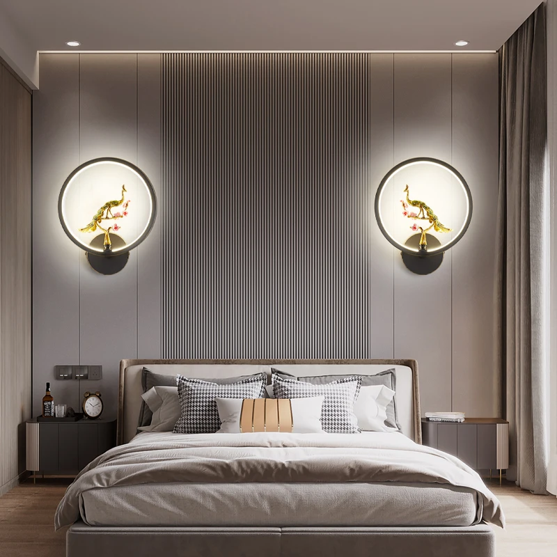 壁灯, モダンな高級銅大理石 Led ウォールランプリビングルームベッドルーム通路バスルームベッドサイドバスルーム屋内デザイン装飾ラ LEDウォール  ランプヨーロッパの寝室のベッドサイド、リビングルームのテレビ背景ウォールライト階段通路ゴールドガラスランプ家の装飾 ... アクリル LED ウォールランプ寝室研究ベッドサイドバスルーム寝室の装飾アイアンアートウォールランプ、モダンなウォールランプ (Co