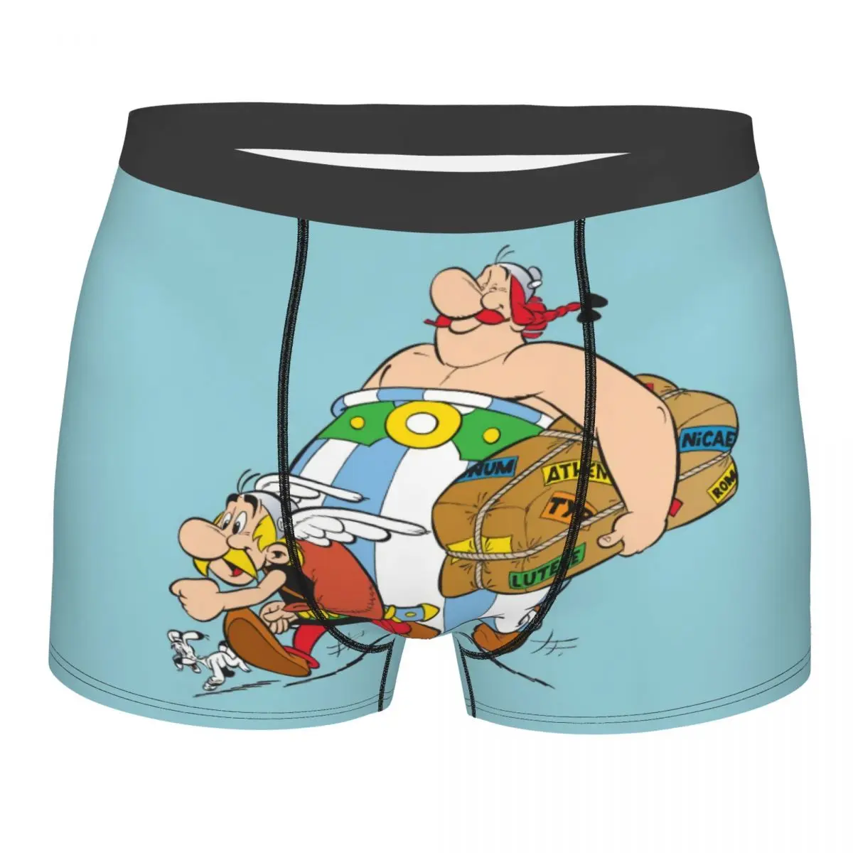 

Оригинальные крутые боксеры Asterix и Obelix приключения, комикс, шорты, трусы, мужские шорты