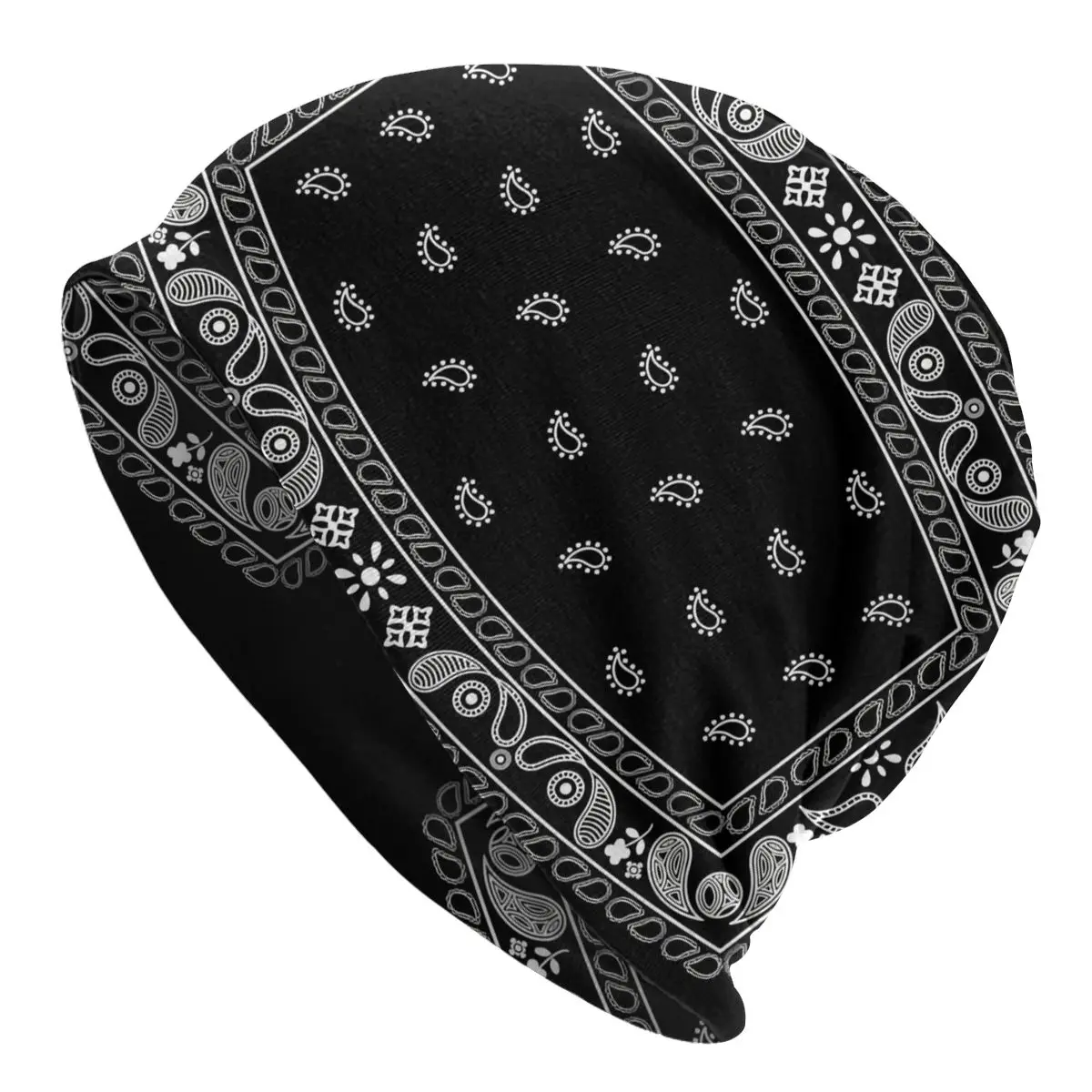 

Черно-белые спортивные тонкие шапки Chicano с узором, шляпа, специальные шапочки, шапочки, шапки