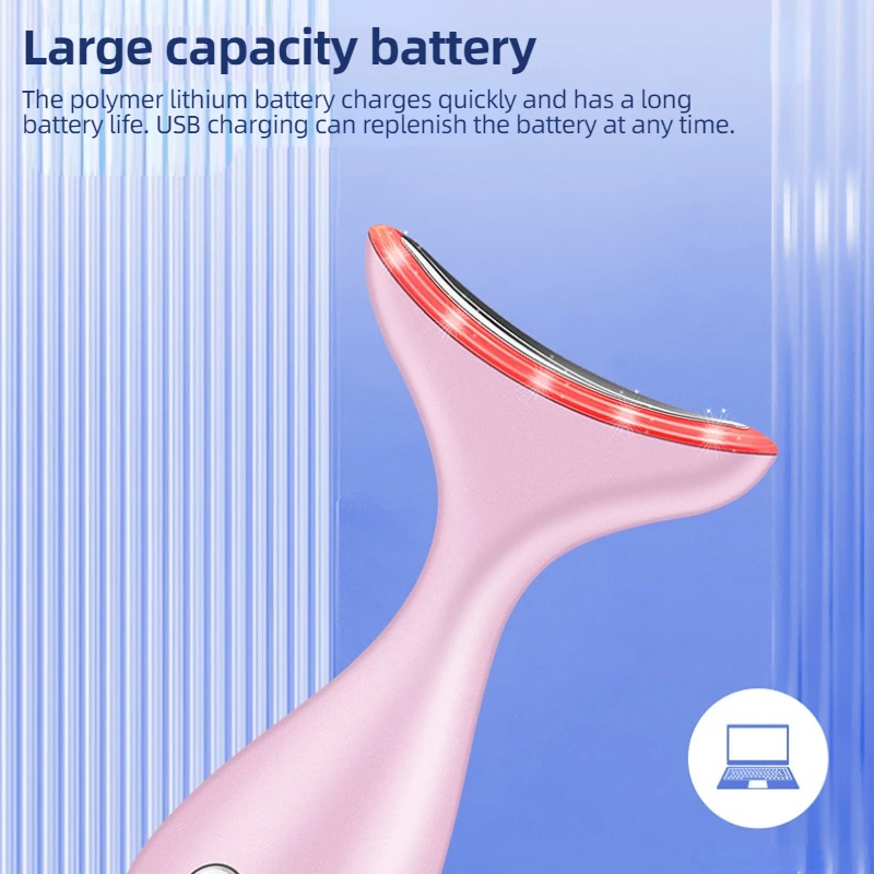 Neck Face IPL Light Wrinkle Neck Face Skin Massager fast Lifting Firming Anti-wrinkle Reduce Double Chin LED Photon Therapy neck face massager
