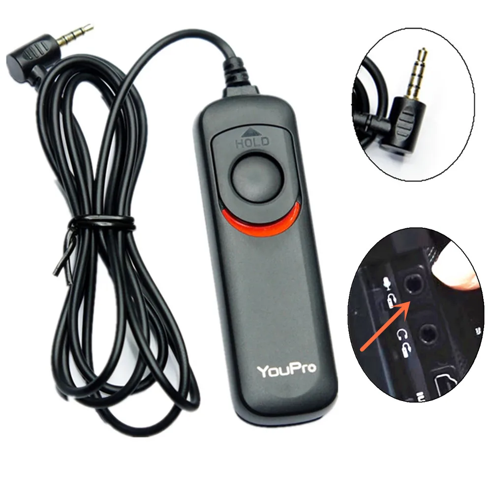 Shutter Cable Remote Control Release Cord replace RC-SCL6 RCSCL6