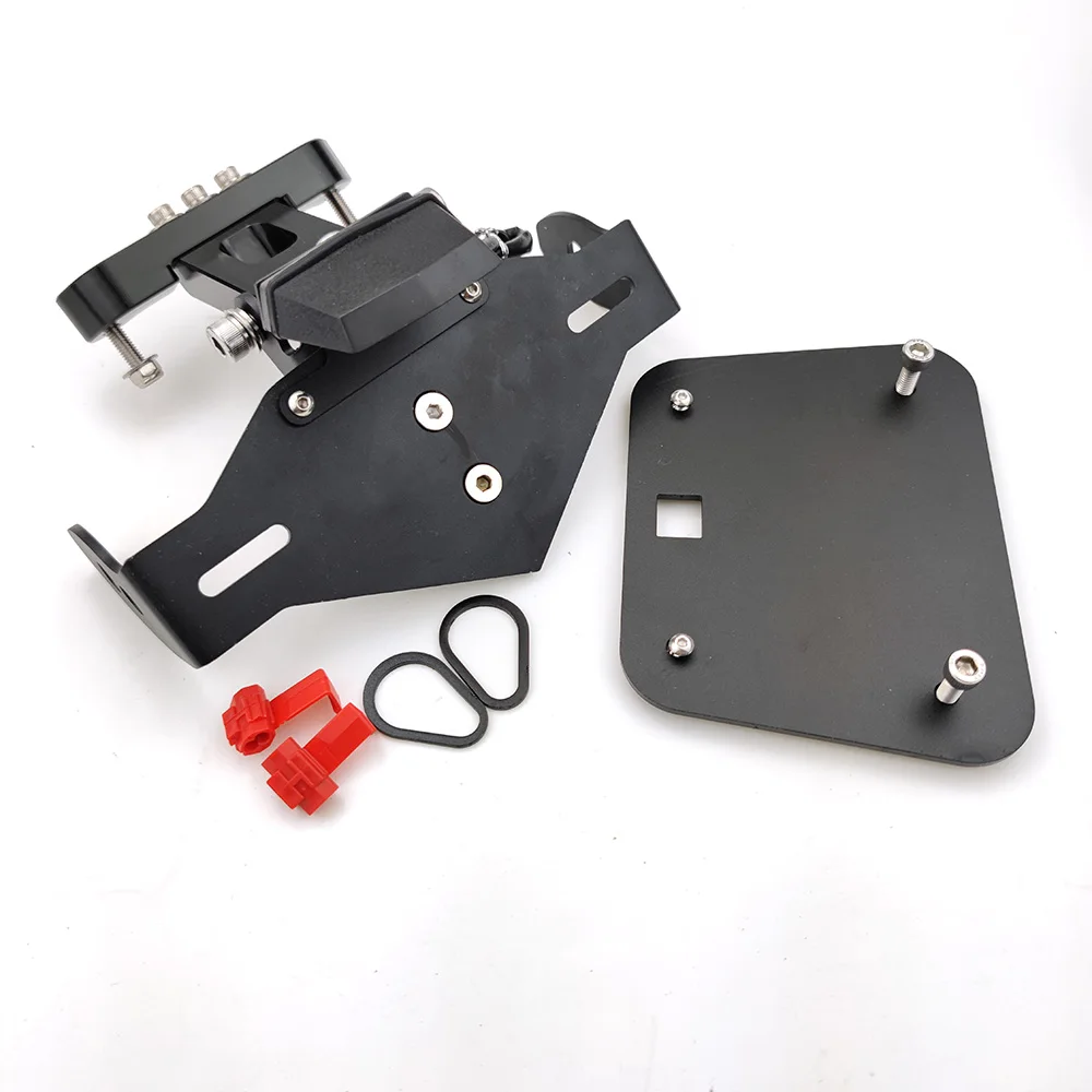 For YAMAHA YZF R25 R3 MT25 MT03 2015-2020 16 17 18 19 Motorcycle License Plate Holder LED Light Tail Tidy Fender Eliminator CNC |