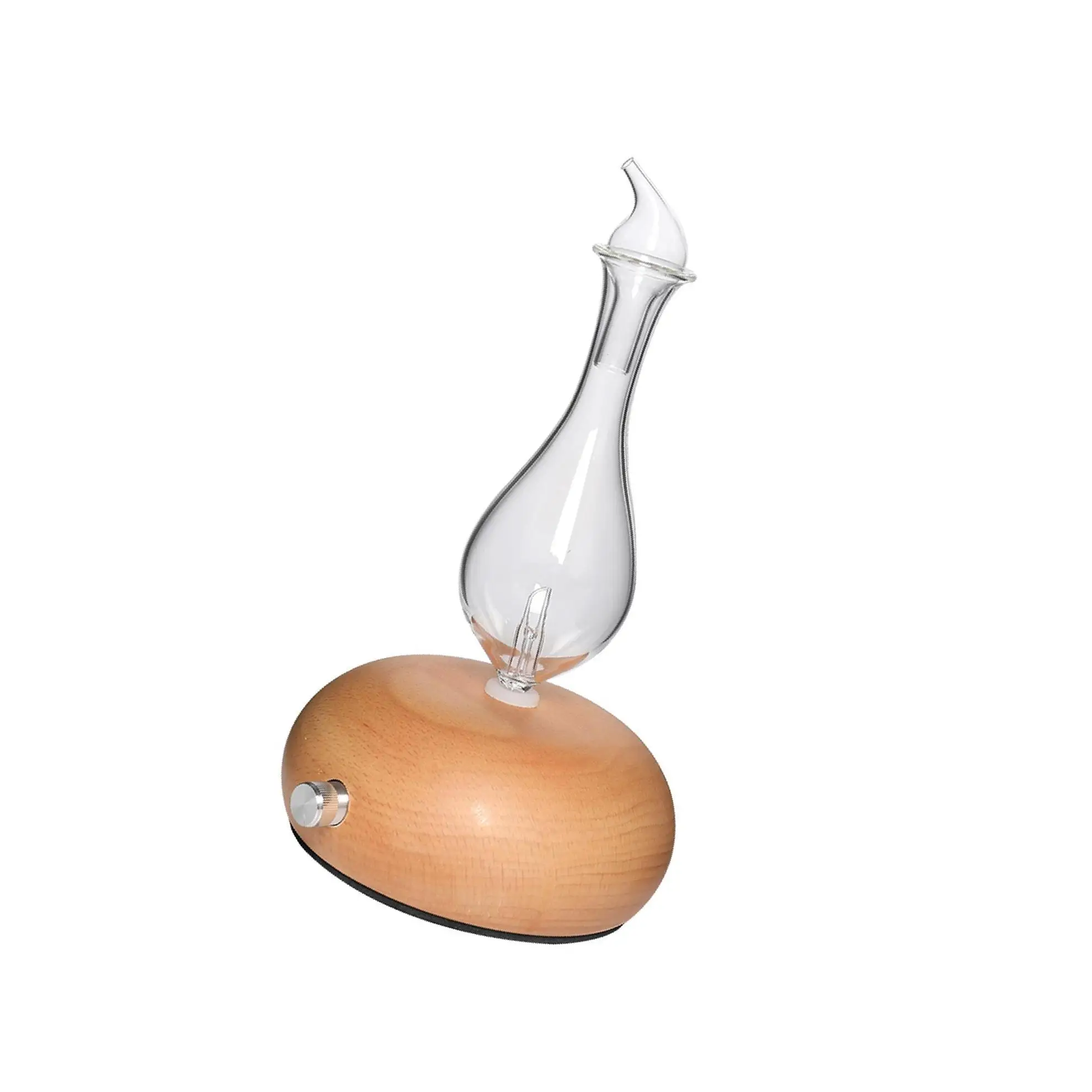 Waterless Nebulizing Essential Oil Diffuser With Wood Grain Finish_voghion.com