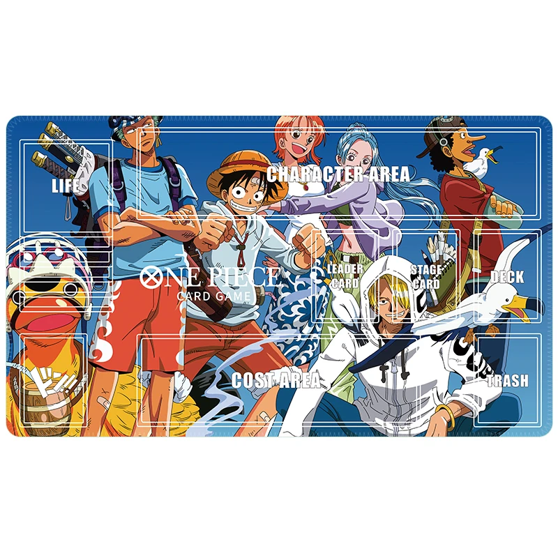 One Piece OPCG Luffy Karten-Spielmatte OPCG Zoro Einzelspieler-Brettspiel Karten-Kampfmatte Geschenk-Spielzeug – Detail 4